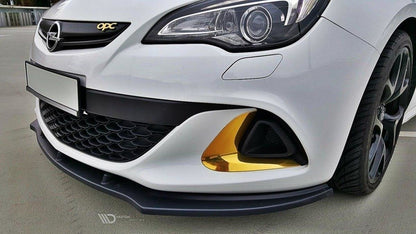 Front Ansatz für OPEL ASTRA J OPC / VXR v.1 schwarz Hochglanz