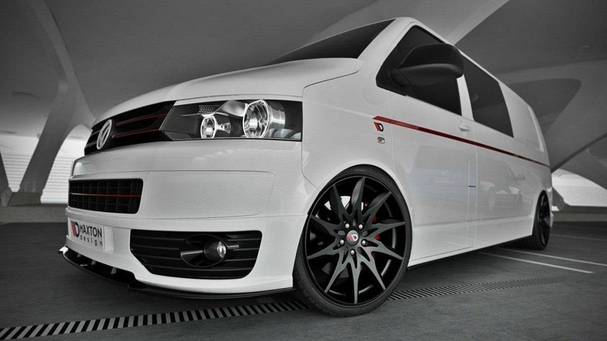 Front Ansatz für VW T5 SPORTLINE schwarz matt