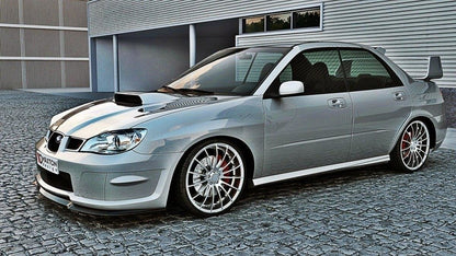 Front Ansatz für Subaru Impreza WRX STI (HAWKEYE) schwarz Hochglanz