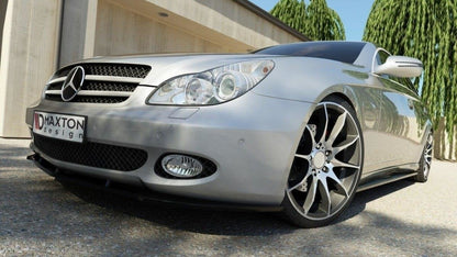 Seitenschweller Ansatz für MERCEDES CLS C219 schwarz matt