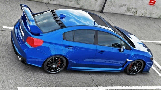 Seitenschweller Ansatz für SUBARU WRX STI schwarz matt