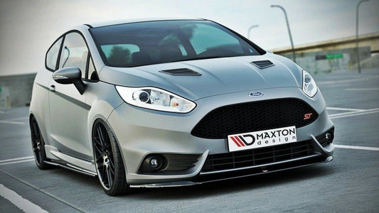 Front Ansatz für (Cupra) Ford Fiesta ST Mk7 FL schwarz Hochglanz