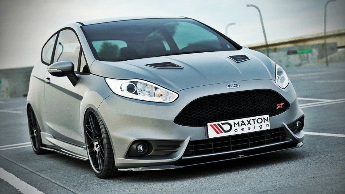 Front Ansatz für (Cupra) Ford Fiesta ST Mk7 FL schwarz matt