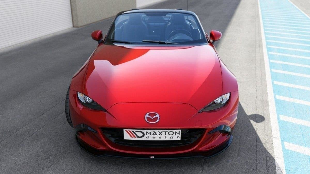 Front Ansatz für v.2 Mazda MX-5 IV schwarz Hochglanz