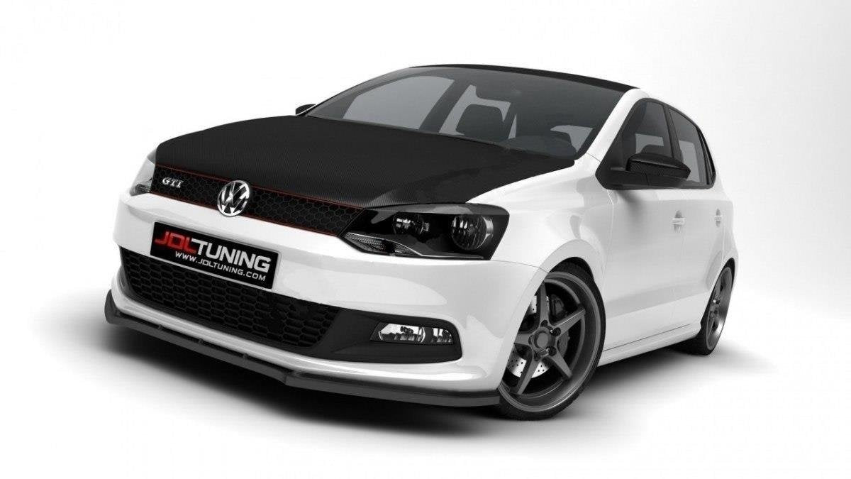 Front Ansatz für VW POLO MK5 GTI Carbon Look