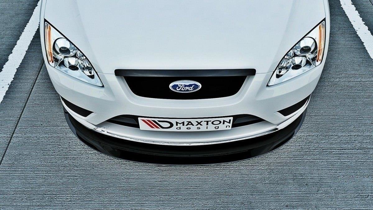 Kühlergrill Blende für FORD FOCUS MK2 schwarz Hochglanz