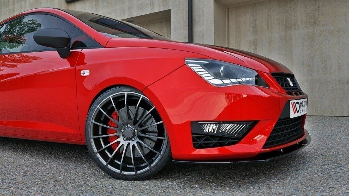 Front Ansatz für SEAT IBIZA IV CUPRA (6J) Facelift Carbon Look