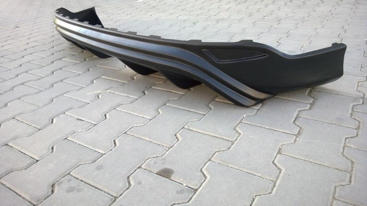 Diffusor Heck Ansatz für Ford Focus ST Mk3 (RS Look) schwarz Hochglanz