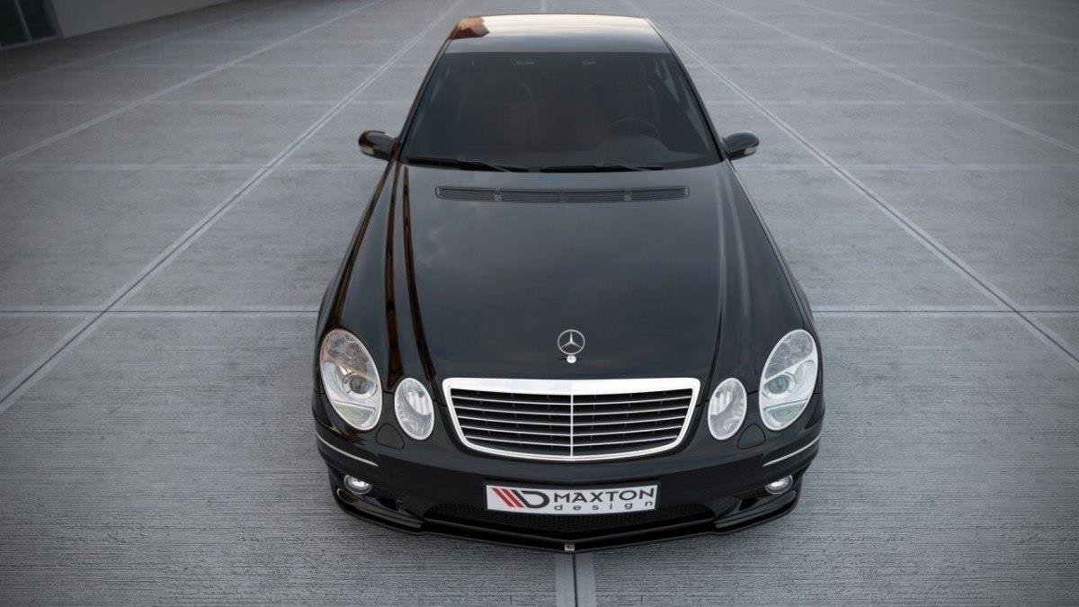 Front Ansatz für MERCEDES E W211 AMG FACELIFT schwarz matt