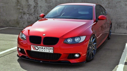 Front Ansatz für BMW 3er E92 M Paket vor Facelift schwarz matt