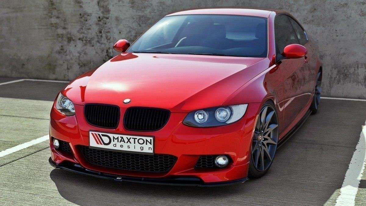 Front Ansatz für BMW 3er E92 M Paket vor Facelift Carbon Look