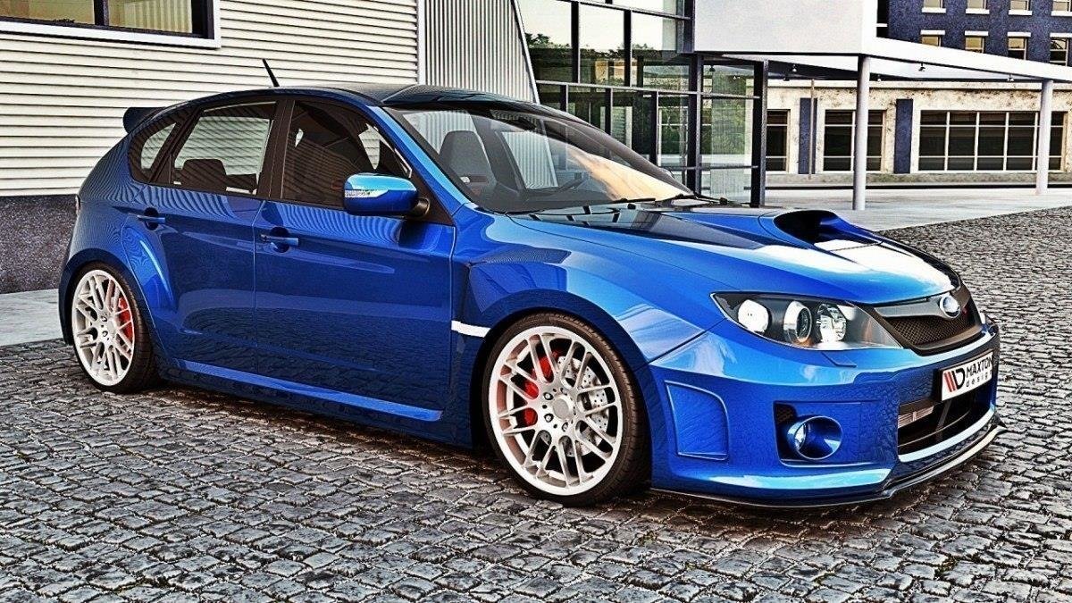 Front Ansatz für Subaru Impreza WRX STI 2011-2014 Carbon Look