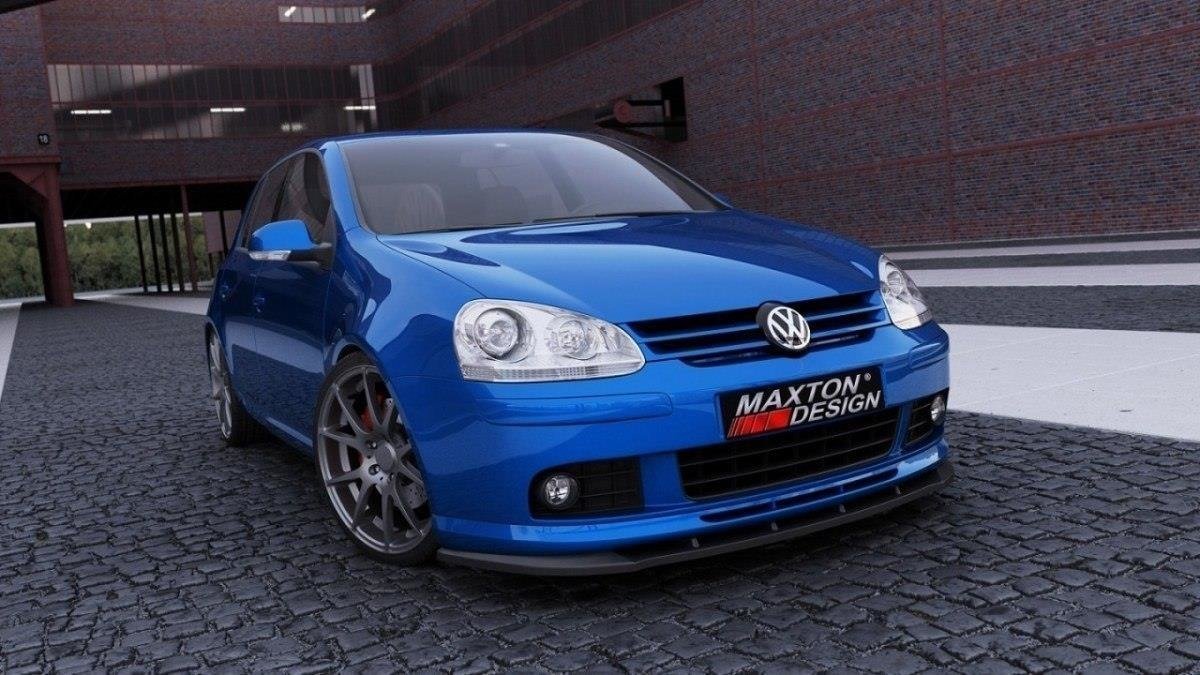 Front Ansatz für VW GOLF 5 (FÜR VOTEX Frontschürze für ) schwarz matt