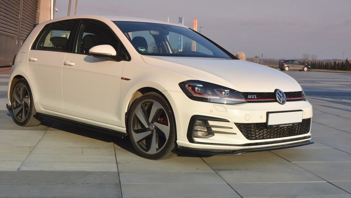 Front Ansatz V.2 für VW GOLF 7 GTI FACELIFT Carbon Look