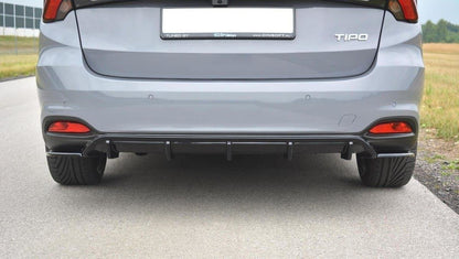 Diffusor Heck Ansatz für Fiat Tipo S-Design Carbon Look