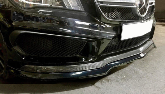 Front Ansatz für v.1 MERCEDES CLA 45 AMG C117 (vor Facelift) Carbon Look