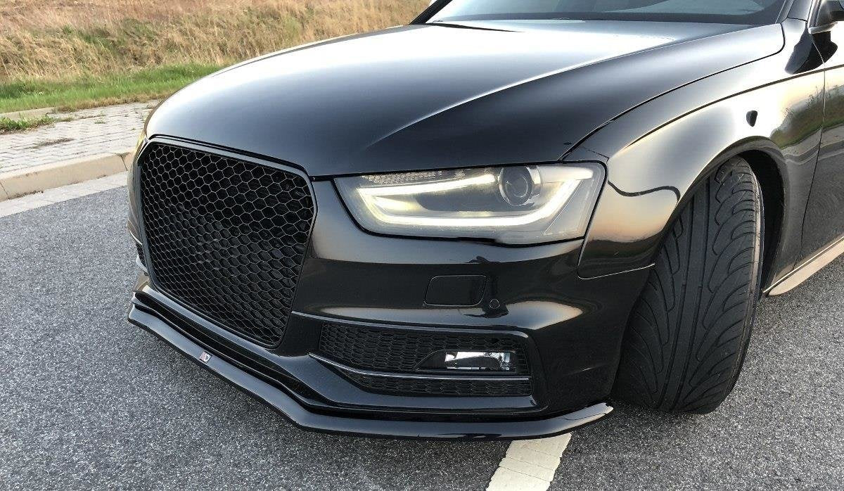 Front Ansatz V.1 für Audi S4 / A4 S-Line B8 FL schwarz matt