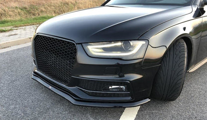 Front Ansatz V.1 für Audi S4 / A4 S-Line B8 FL schwarz matt