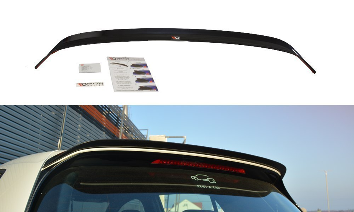 Spoiler CAP V.1 für Volkswagen Golf 7 / 7 Facelift R / R-Line / GTI  Carbon Look