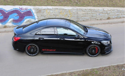 Seitenschweller Ansatz für MERCEDES CLA 45 AMG C117/A45 AMG W176 (vor Facelift) Carbon Look