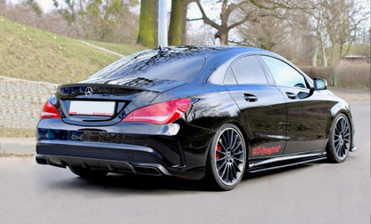 Seitenschweller Ansatz für MERCEDES CLA 45 AMG C117/A45 AMG W176 (vor Facelift) Carbon Look