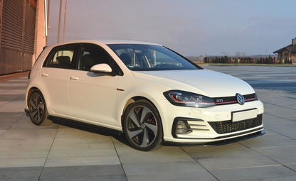 Front Ansatz für VW GOLF 7 GTI FACELIFT V.1 schwarz matt