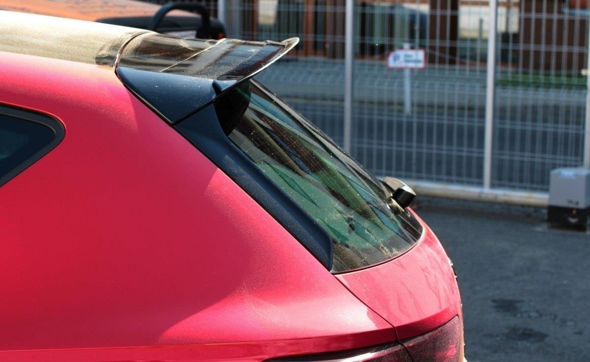Spoiler CAP für Seat Leon Mk3 Cupra Facelift schwarz matt