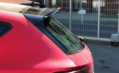 Spoiler CAP für Seat Leon Mk3 Cupra Facelift schwarz matt