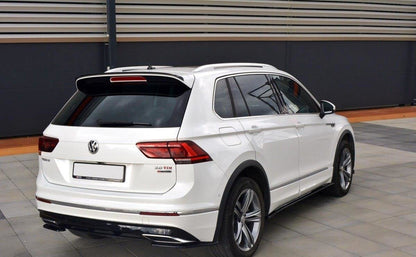 Spoiler CAP für Vw Tiguan Mk2 R-Line schwarz matt
