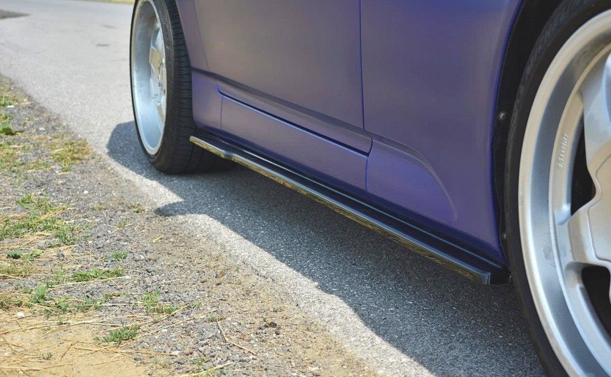 Seitenschweller Ansatz für HONDA S2000 schwarz matt