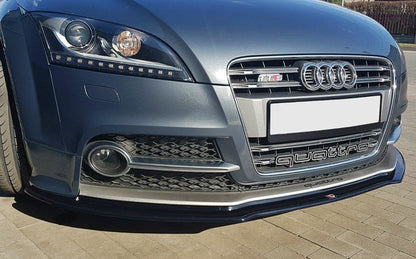 Front Ansatz V.1 für Audi TT S / S-Line Mk2 (8J) schwarz Hochglanz