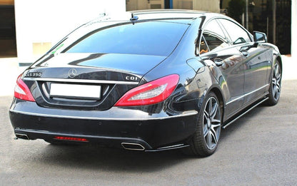 Seitenschweller Ansatz für Mercedes CLS C218 schwarz matt