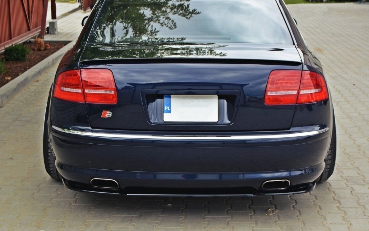 Mittlerer Diffusor Heck Ansatz für AUDI S8 D3 DTM LOOK schwarz Hochglanz