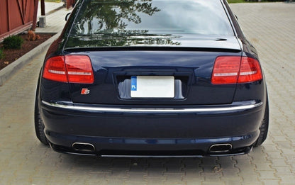 Mittlerer Diffusor Heck Ansatz für AUDI S8 D3 DTM LOOK schwarz matt