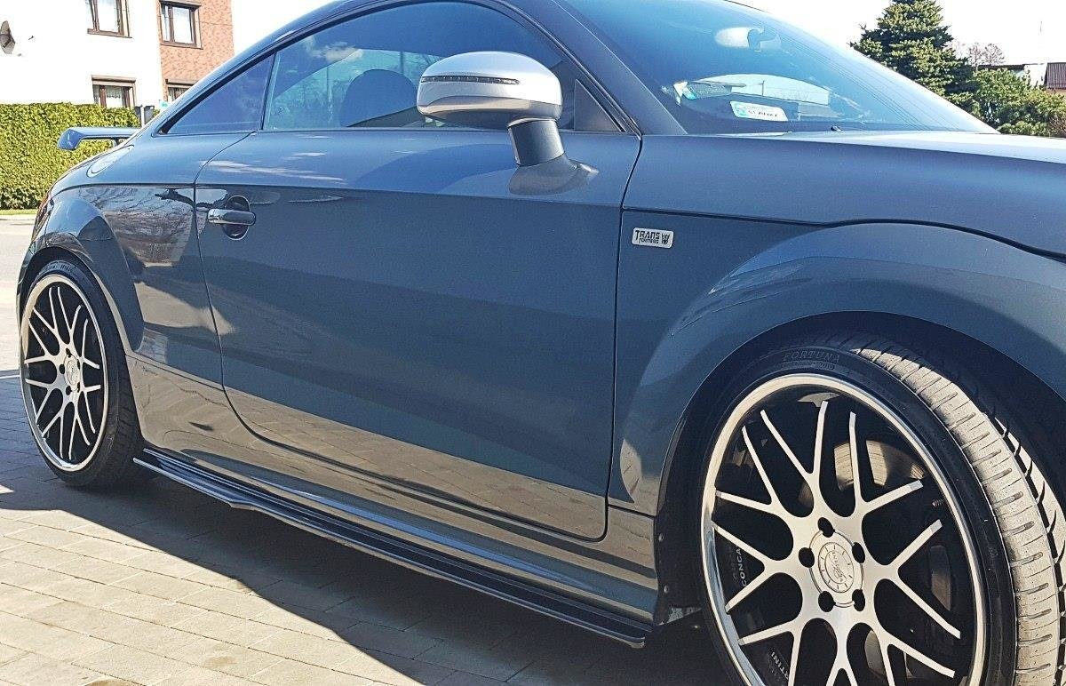 Seitenschweller Ansatz für Audi TT S / TT S-Line 8J  Carbon Look
