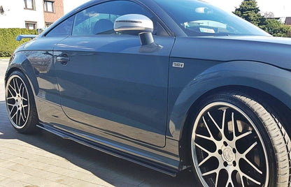 Seitenschweller Ansatz für Audi TT S / TT S-Line 8J  Carbon Look