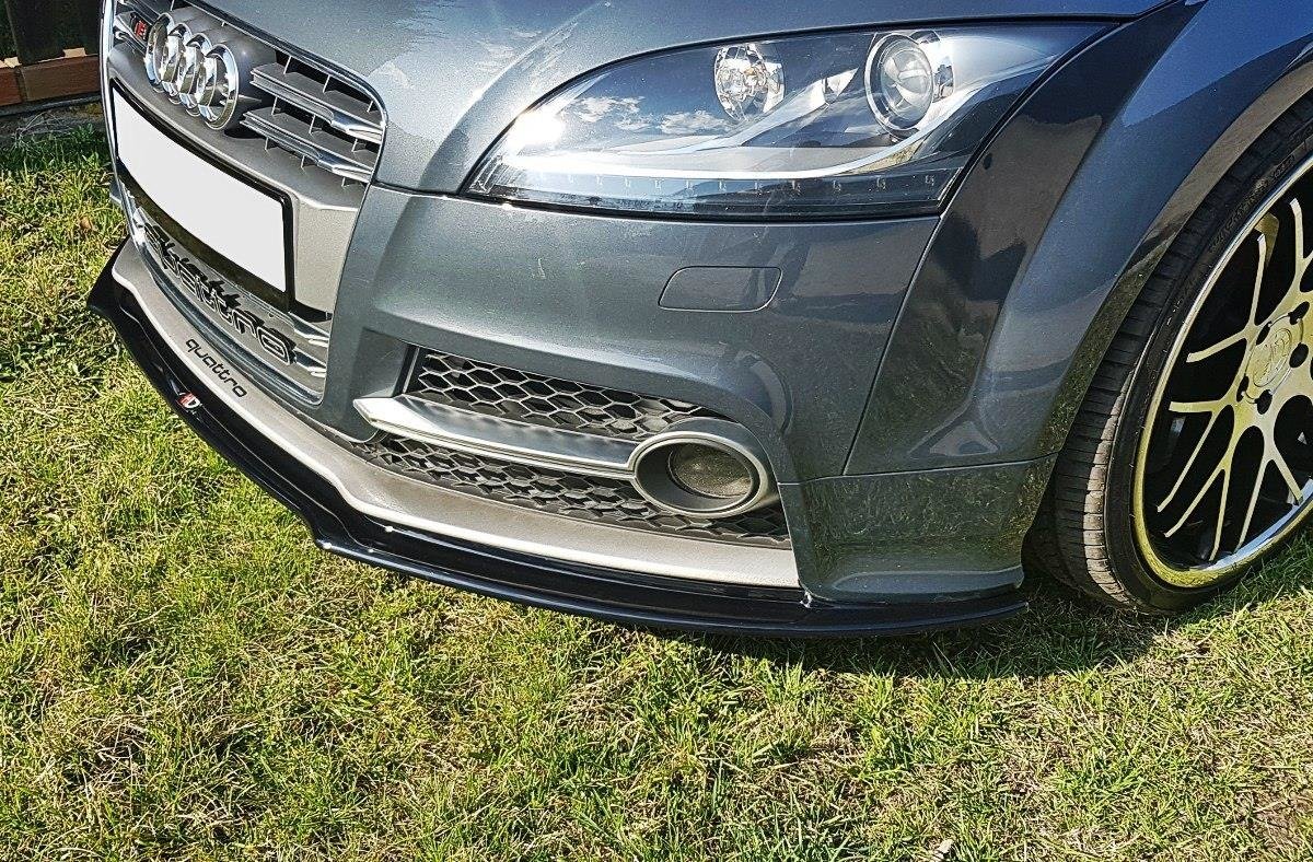 Front Ansatz V.1 für Audi TT S / S-Line Mk2 (8J) schwarz Hochglanz