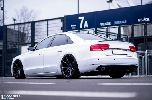 Seitenschweller Ansatz für Audi A8 D4 schwarz matt