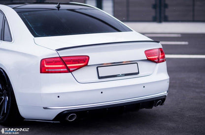 Spoiler CAP für Audi A8 D4 schwarz matt
