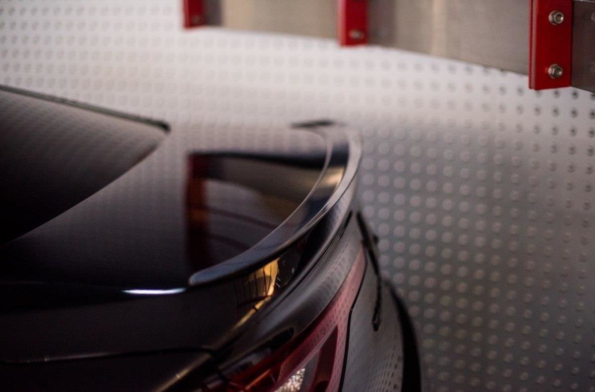 Spoiler CAP für RENAULT TALISMAN schwarz Hochglanz