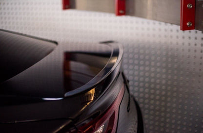 Spoiler CAP für RENAULT TALISMAN schwarz Hochglanz