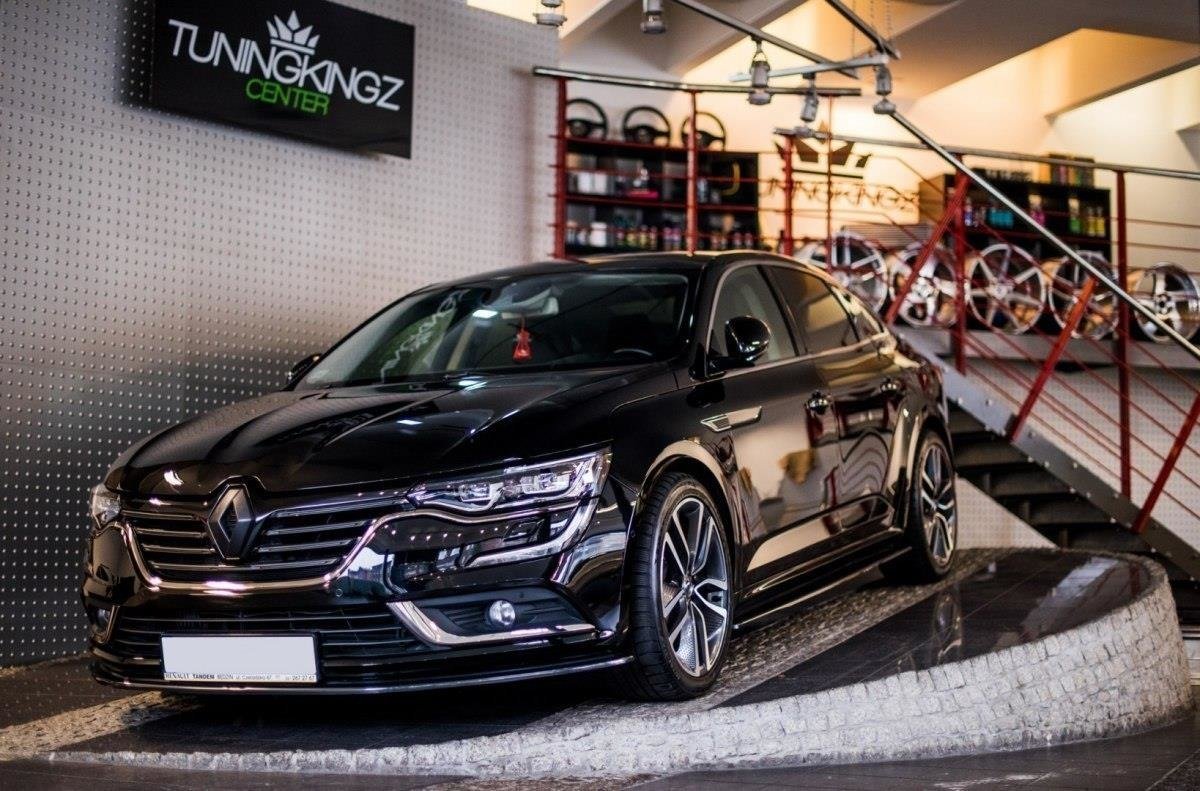 Front Ansatz für RENAULT TALISMAN V.1 schwarz Hochglanz