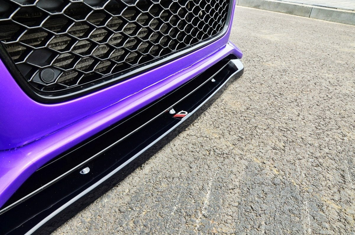 Front Ansatz für AUDI RS5 8T schwarz Hochglanz