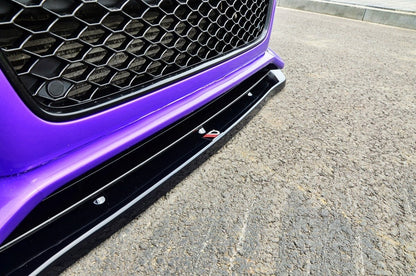 Front Ansatz für AUDI RS5 8T schwarz Hochglanz