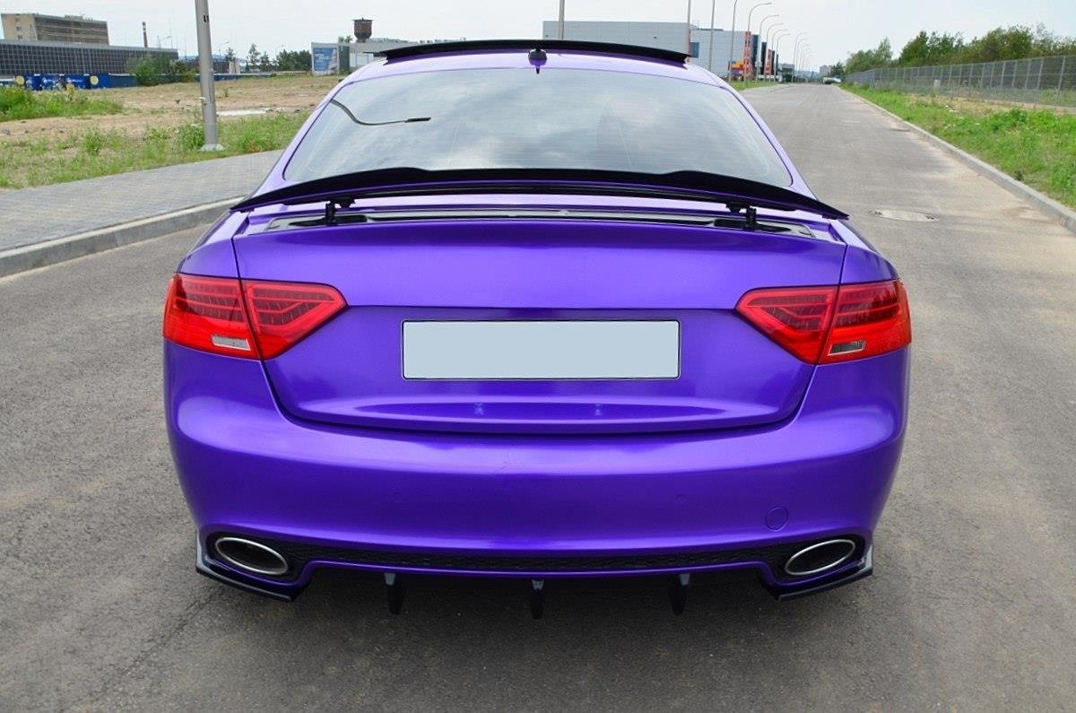 Spoiler CAP für Audi RS5 8T / 8T FL  schwarz matt