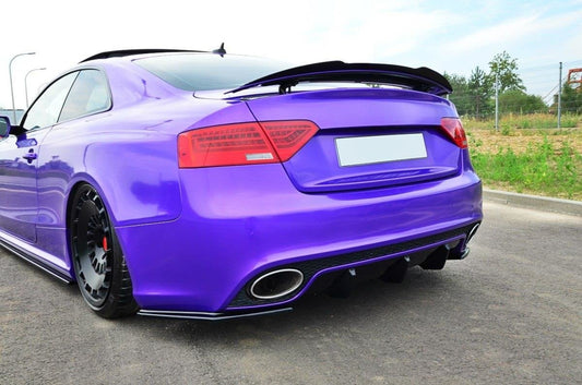 Spoiler CAP für Audi RS5 8T / 8T FL  schwarz matt