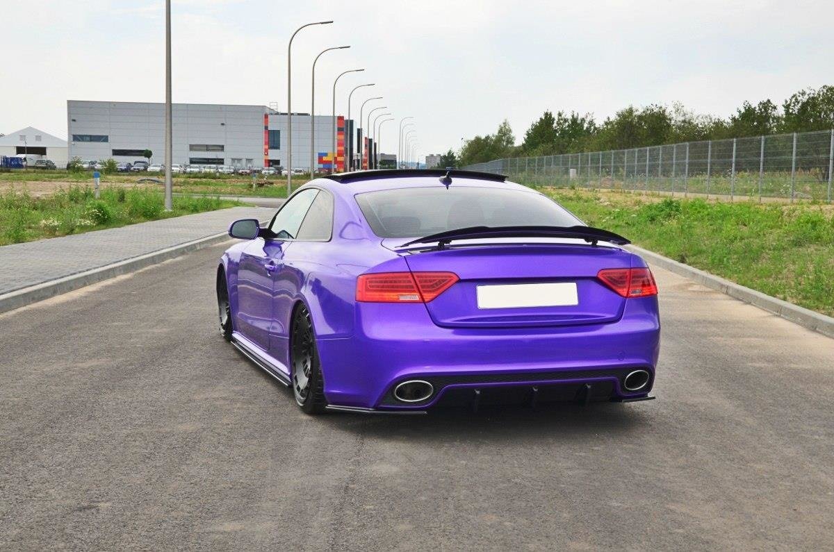 Spoiler CAP für Audi RS5 Mk1 8T Facelift Carbon Look
