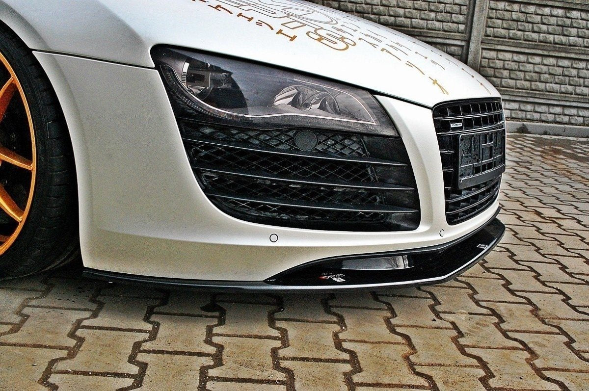 Front Ansatz für Audi R8 Mk.1 schwarz Hochglanz