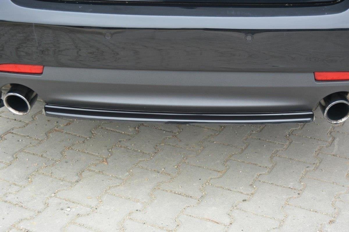 Mittlerer Diffusor Heck Ansatz für Saab 9-3 Aero Mk2 Facelift schwarz matt