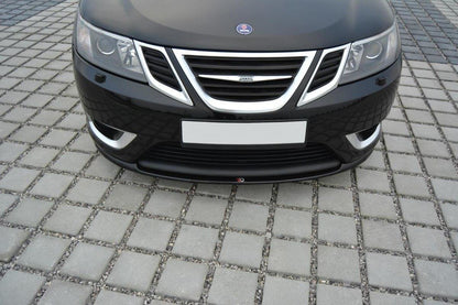 Front Ansatz für Saab 9-3 Aero Mk2 Facelift Carbon Look